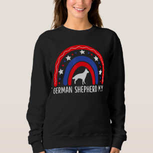 Patriottisch Duits Shepherd Mam Rainbow Gsd Mam 4t Trui