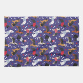 Patriottisch Duits Shepherd Pattern Kitchen Towel Theedoek (Horizontaal)