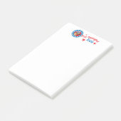 Patriottisch Duits Shepherd Post-it® Notes (Schuin)