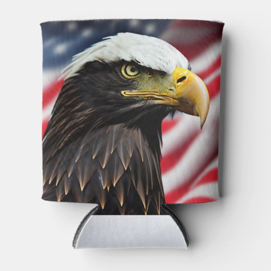 Patriottisch/Eagle/Amerikaans/USA Blikjeskoeler (Voorkant)