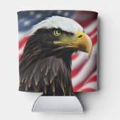 Patriottisch/Eagle/Amerikaans/USA Blikjeskoeler (Achterkant)