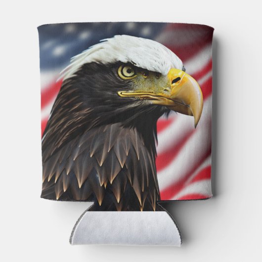 Patriottisch/Eagle/Amerikaans/USA Blikjeskoeler (Achterkant)