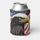 Patriottisch/Eagle/Amerikaans/USA Blikjeskoeler (Blikje Achterkant)