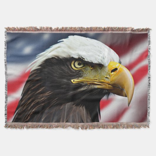 Patriottisch/Eagle/Amerikaans/USA Deken (Voorkant)