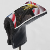 Patriottisch/Eagle/Amerikaans/USA Golfheadcover (3/4 voorkant)