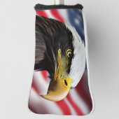 Patriottisch/Eagle/Amerikaans/USA Golfheadcover (Draai 90)