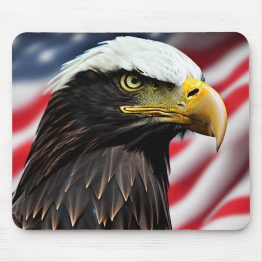 Patriottisch/Eagle/Amerikaans/USA Muismat (Voorkant)