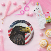 Patriottisch/Eagle/Amerikaans/USA Papieren Bordje (Feest)