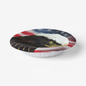 Patriottisch/Eagle/Amerikaans/USA Papieren Kommen (Gebogen)