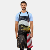 Patriottisch/Eagle/Amerikaans/USA Schort (Gedragen)