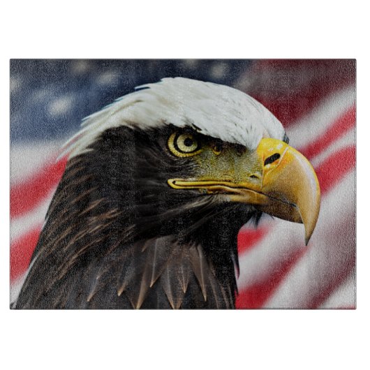 Patriottisch/Eagle/Amerikaans/USA Snijplank (Voorkant)