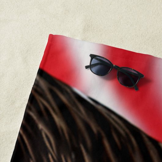 Patriottisch/Eagle/Amerikaans/USA Strandlaken (In situ)