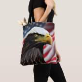 Patriottisch/Eagle/Amerikaans/USA Tote Bag (Dichtbij)