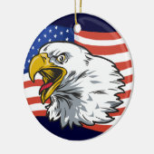 Patriottisch Eagle Ornament - SRF (Links)