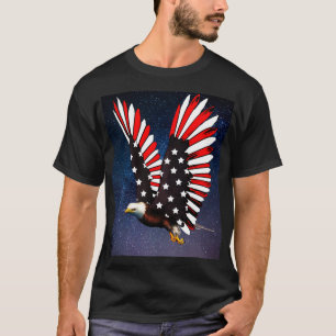 Patriottisch Eagle T-shirt – Krachtige Amerikaanse