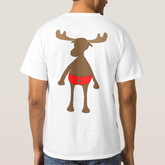 Patriottisch, Eh? Moose T-shirt (Achterkant)