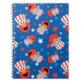 Patriottisch Elmo-patroon Notitieboek (Voorkant)