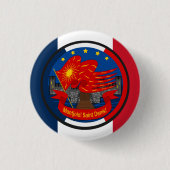 Patriottisch embleem Vive la France Ronde Button 3,2 Cm (Voorkant)