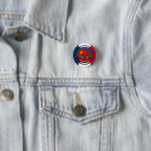 Patriottisch embleem Vive la France Ronde Button 3,2 Cm (In situ)