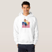 Patriottisch en feministisch hoodie (Voorkant volledig)