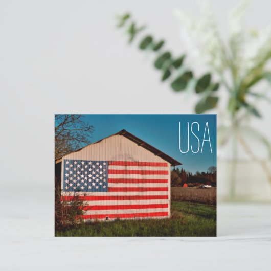 Patriottisch en vredig briefkaart (Staand voorkant)