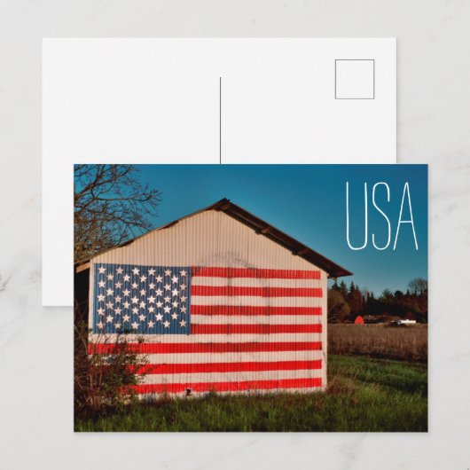 Patriottisch en vredig briefkaart (Voorkant / Achterkant)