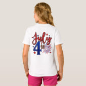 Patriottisch En Vrolijk T-Shirt (Achterkant volledig)