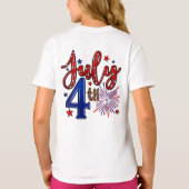 Patriottisch En Vrolijk T-Shirt (Achterkant)