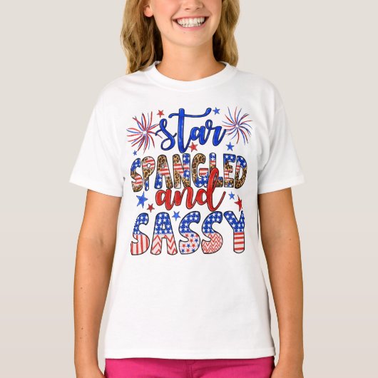Patriottisch En Vrolijk T-Shirt (Voorkant)