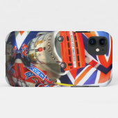 Patriottisch Engeland Londen collage kunst accesso Case-Mate iPhone Case (Achterkant (horizontaal))