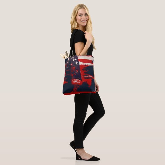 Patriottisch faashionable Flag Tas (Op model)