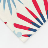 Patriottisch Fireworks-patroon Fleece Deken (Hoek)