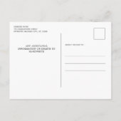 Patriottisch Floral Red White Blue Party Afstudere Uitnodiging Briefkaart (Achterkant)