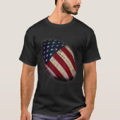 Patriottisch Football 4 juli Mannen VS Amerikaanse T-shirt (Voorkant)