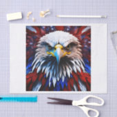 Patriottisch fractal eagles-T-shirt Tissuepapier (Craft)
