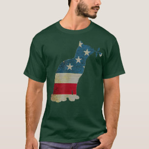 Patriottisch Funny American Cat vier juli viert fe T-shirt