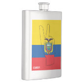 Patriottisch gebarentaal van de vlaggenstaat van E Flacon (Rechts)