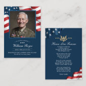 Patriottisch Gebed Kaart Notitiekaartje (Voorkant / Achterkant)