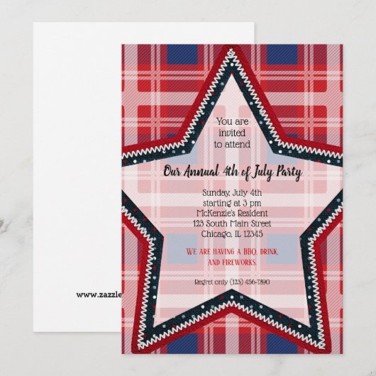 Patriottisch geblazen kaart (Voorkant / Achterkant)