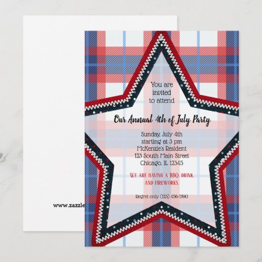 Patriottisch geblazen kaart (Voorkant / Achterkant)