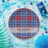 Patriottisch geblazen papieren bordje (Feest)