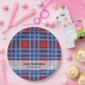 Patriottisch geblazen papieren bordje (Feest)