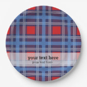 Patriottisch geblazen papieren bordje (Voorkant)