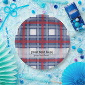 Patriottisch geblazen papieren bordje (Feest)