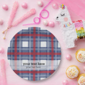 Patriottisch geblazen papieren bordje (Feest)