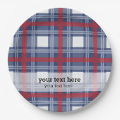 Patriottisch geblazen papieren bordje (Voorkant)