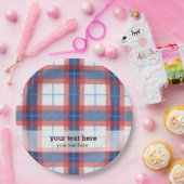 Patriottisch geblazen papieren bordje (Feest)