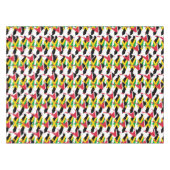 Patriottisch Gecombineerd JAMAICA TRINIDAD VLAG Tafelkleed (Voorkant (Horizontaal))