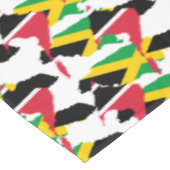 Patriottisch Gecombineerd JAMAICA TRINIDAD VLAG Tafelkleed (Gekanteld)