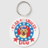 Patriottisch geel laboratorium sleutelhanger (Voorkant)